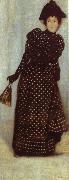 Jozsef Rippl-Ronai Lady in a Polka-Dot Dress china oil painting reproduction